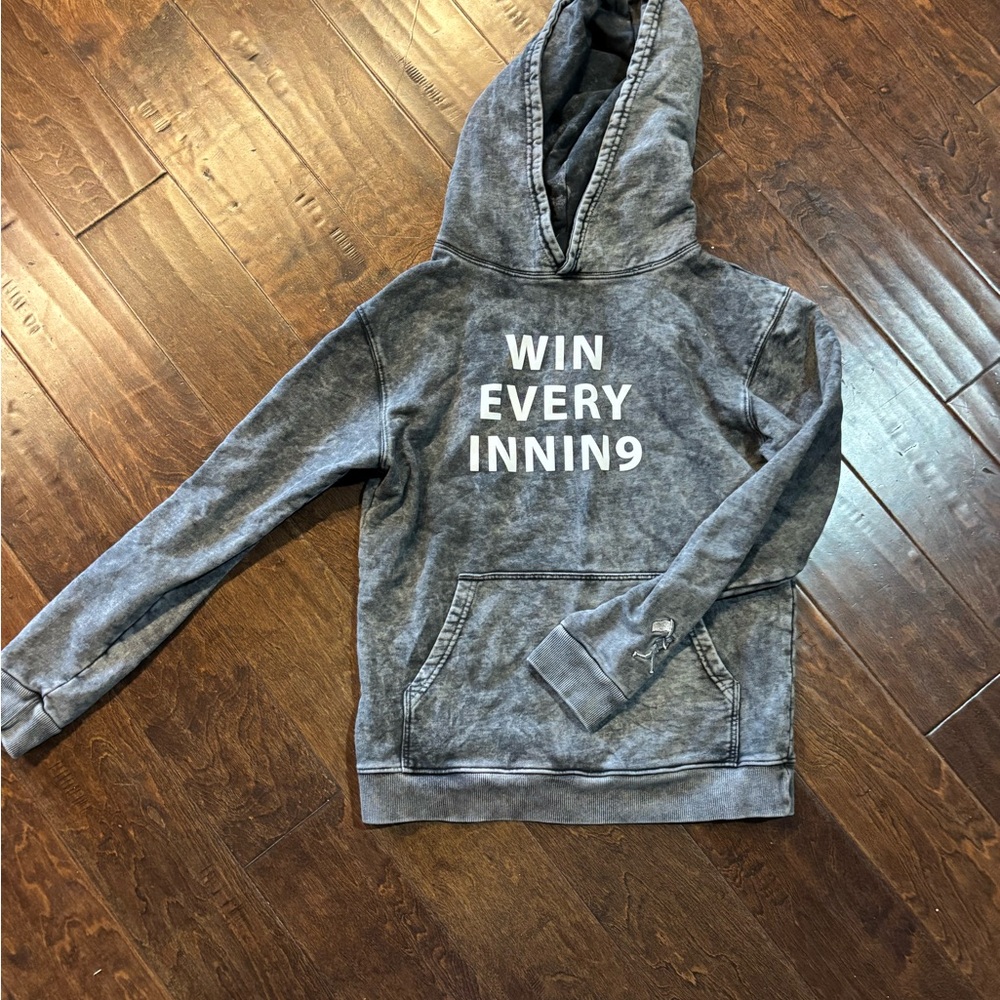 NWOT Basebalism YS Win every Innin9 hoodie